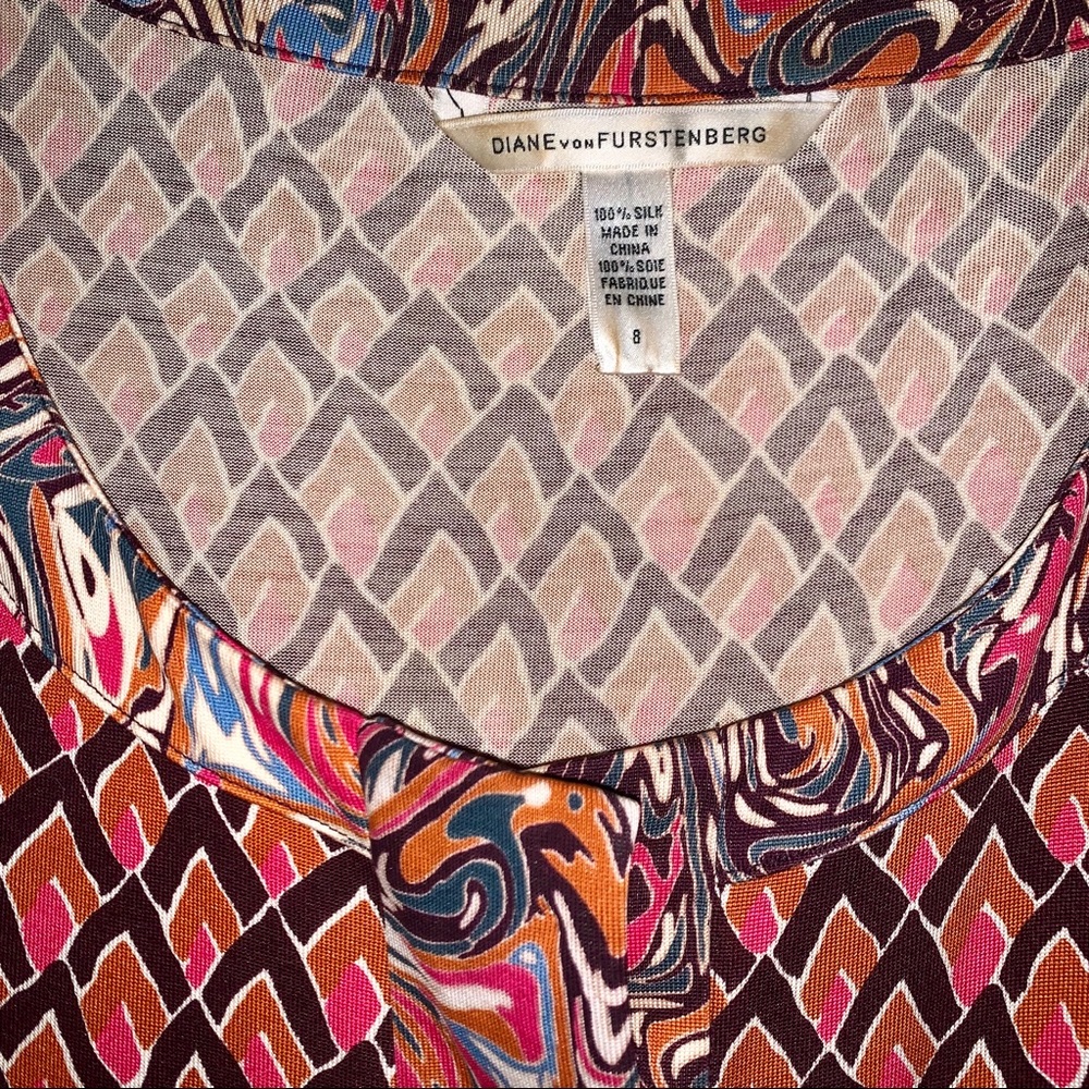 EUC Diane Von Furstenberg Shift Dress - Picture 2 of 3